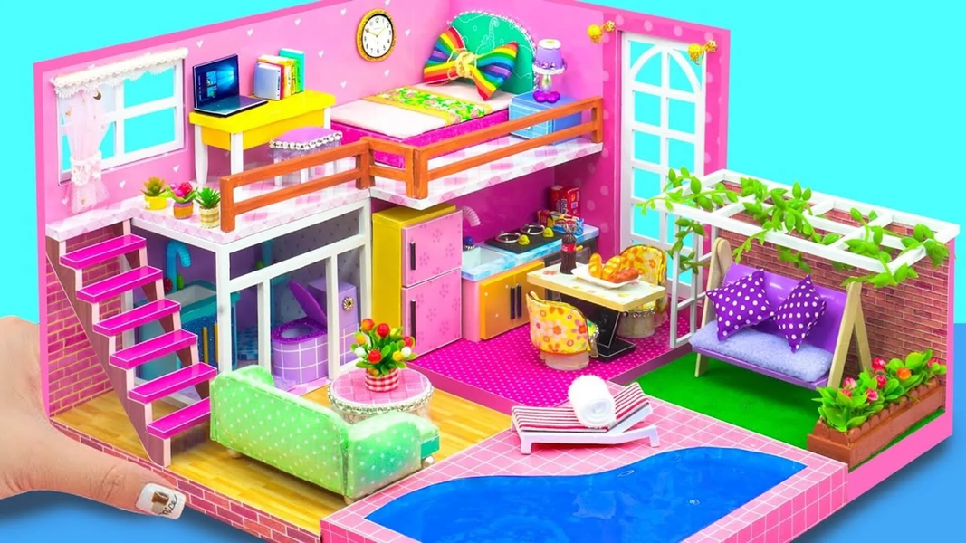 Girl Doll House Design Games - Gameplay image of android game