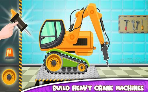 Giant Crane Car Wash Repair - Gameplay image of android game