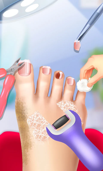 Foot Doctor Hospital Care Game - Gameplay image of android game