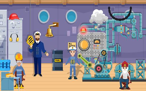 Pretend Play Cruise Ship - Gameplay image of android game