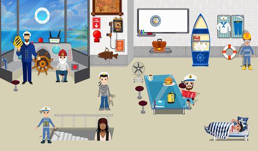 Pretend Play Cruise Ship - Gameplay image of android game