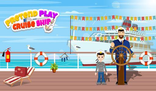 Pretend Play Cruise Ship - Gameplay image of android game