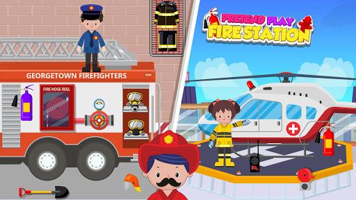 Pretend Play Fire Station - عکس بازی موبایلی اندروید