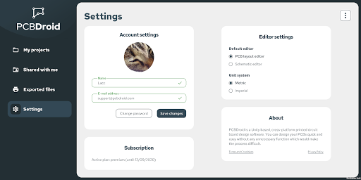 PCB Droid Unity - عکس برنامه موبایلی اندروید