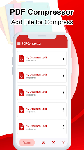 PDF Compressor - PDF Viewer - Image screenshot of android app