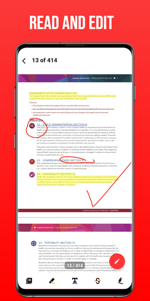 PDF Reader - PDF Viewer - Image screenshot of android app