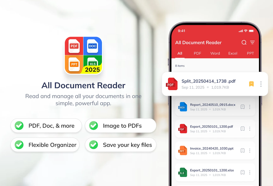 Document Reader & PDF Viewer - عکس برنامه موبایلی اندروید