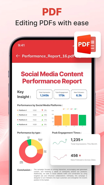 Document Reader & PDF Viewer - عکس برنامه موبایلی اندروید