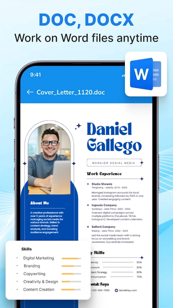 Document Reader & PDF Viewer - عکس برنامه موبایلی اندروید