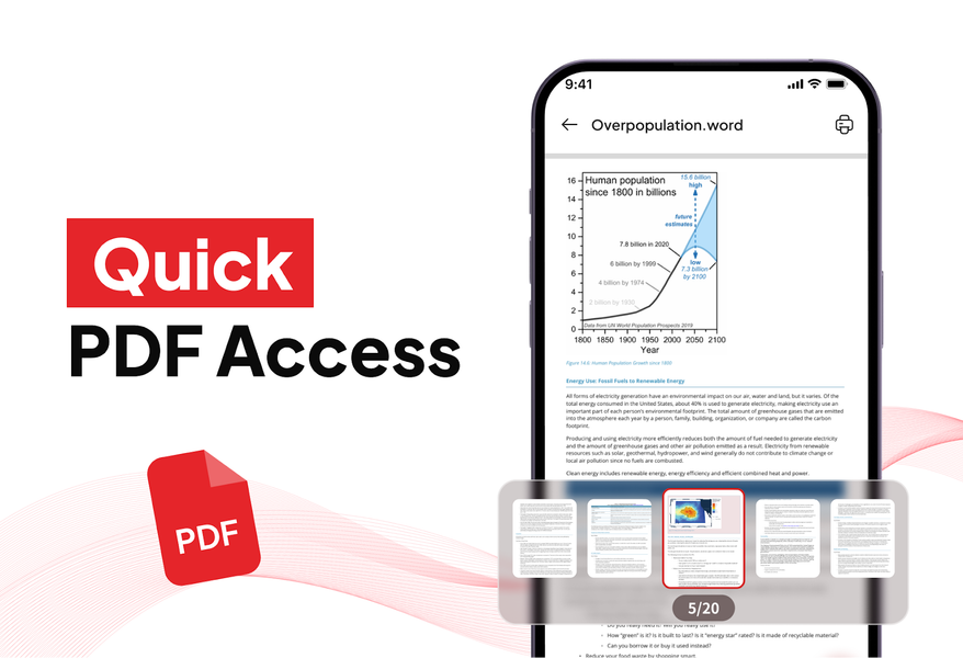 PDF Reader - Photo to PDF - عکس برنامه موبایلی اندروید