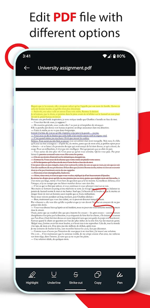 PDF reader & Document viewer - Image screenshot of android app