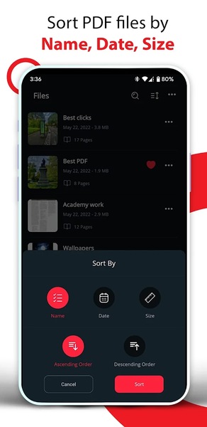 PDF reader & Document viewer - Image screenshot of android app