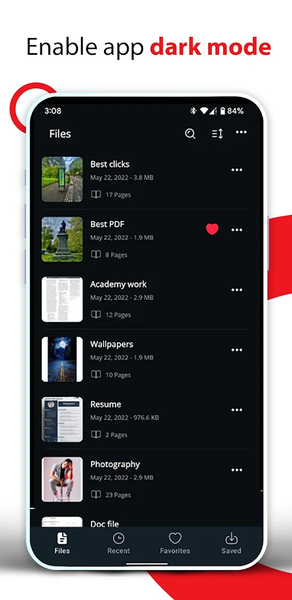 PDF reader & Document viewer - Image screenshot of android app