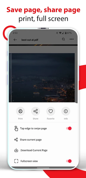 PDF reader & Document viewer - Image screenshot of android app
