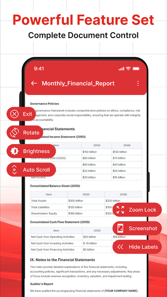 PDF Reader - Document Viewer - عکس برنامه موبایلی اندروید