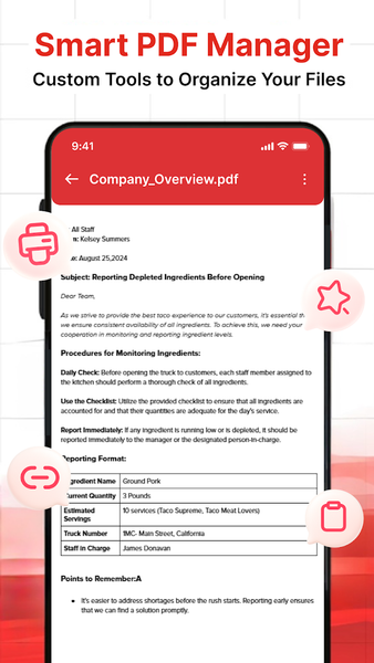 PDF Reader - Document Viewer - عکس برنامه موبایلی اندروید