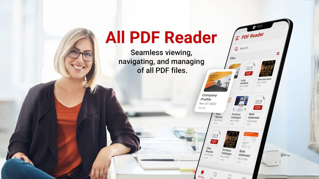 PDF Reader - All PDF Viewer - Image screenshot of android app
