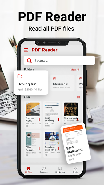 PDF Reader - All PDF Viewer - Image screenshot of android app