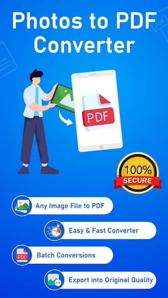 Photos to PDF Converter, Maker - Image screenshot of android app