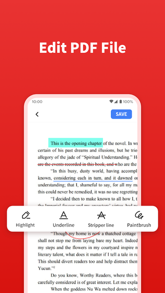 PDF Reader - Image screenshot of android app