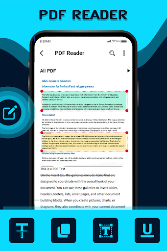 PDF Maker, PDF Reader And PDF Converter - عکس برنامه موبایلی اندروید