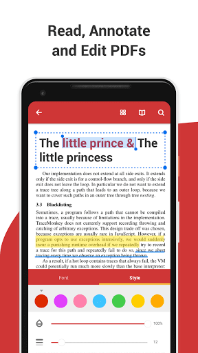 PDF Reader Plus-PDF Viewer & Editor & Epub Reader - Image screenshot of android app