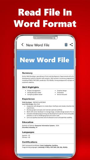 PDF to Word Converter App - Image screenshot of android app