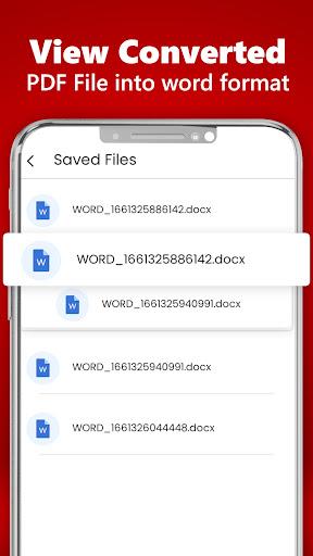PDF to Word Converter App - عکس برنامه موبایلی اندروید