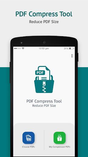 PDF Compress Tool: Reduce PDF - عکس برنامه موبایلی اندروید