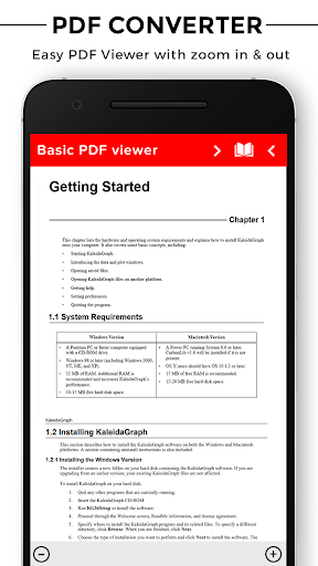 Fast PDF to Word Convert - عکس برنامه موبایلی اندروید