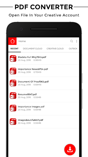 Fast PDF to Word Convert - Image screenshot of android app