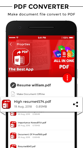 Fast PDF to Word Convert - Image screenshot of android app