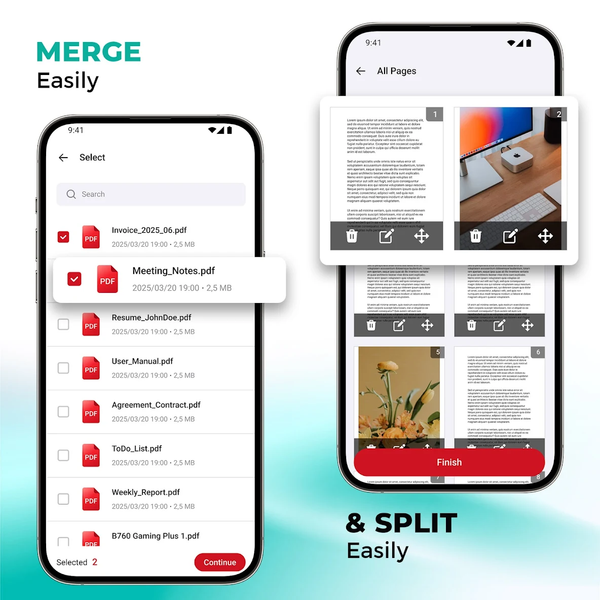 All PDF Converter & PDF Editor - عکس برنامه موبایلی اندروید
