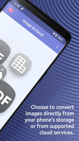 Image to Excel Converter - Convert Image to Excel - عکس برنامه موبایلی اندروید