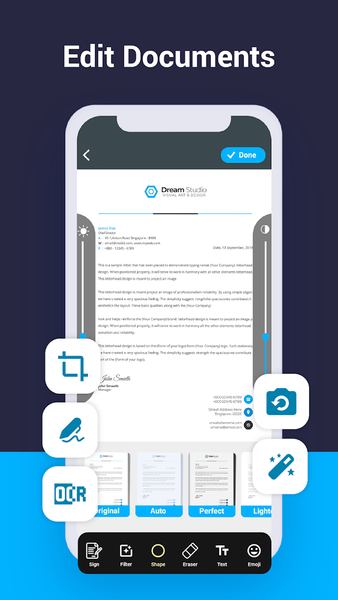 Document Scanner PDF Converter - عکس برنامه موبایلی اندروید