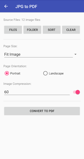 PDF Converter - عکس برنامه موبایلی اندروید