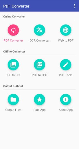 PDF Converter - عکس برنامه موبایلی اندروید