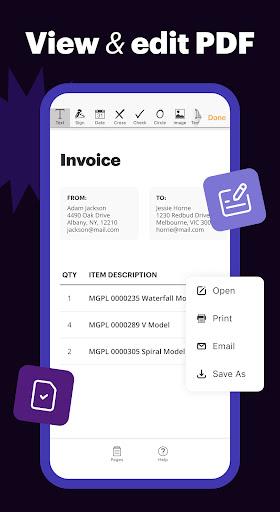 pdfFiller Edit, fill, sign PDF - عکس برنامه موبایلی اندروید