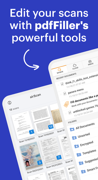 airScan: Documents Scanner app - عکس برنامه موبایلی اندروید