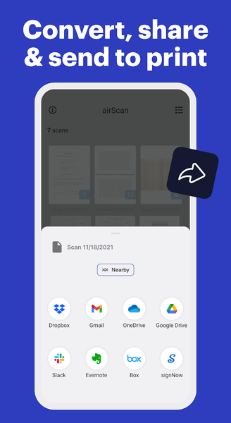 airScan: Documents Scanner app - عکس برنامه موبایلی اندروید