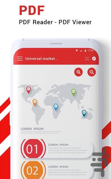 pdf viewer - Image screenshot of android app