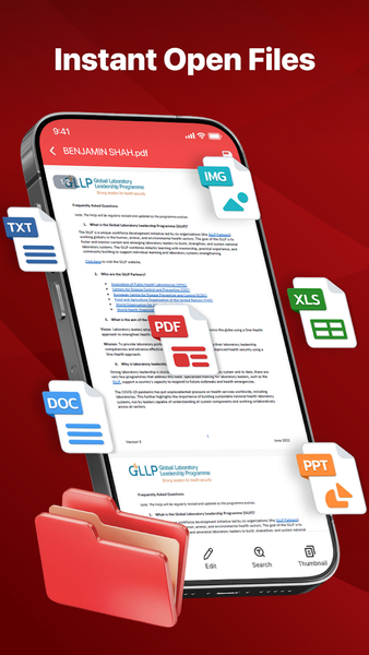 PDF Reader - View & Read Files - عکس برنامه موبایلی اندروید