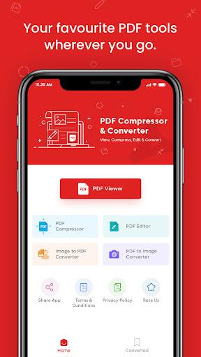 PDF Reader, PDF Compressor, Image to PDF Converter - عکس برنامه موبایلی اندروید