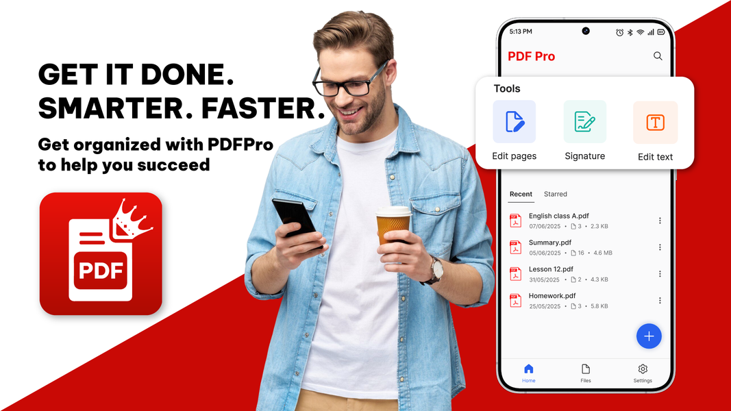PDFPro: Scanner & Editor - عکس برنامه موبایلی اندروید