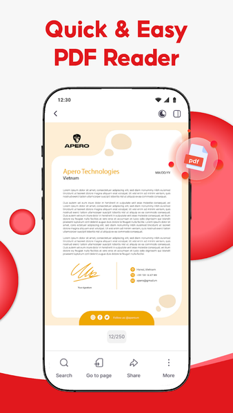 SmartPDF: PDF Reader & Viewer - عکس برنامه موبایلی اندروید