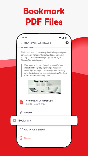 SmartPDF: PDF Reader & Viewer - عکس برنامه موبایلی اندروید