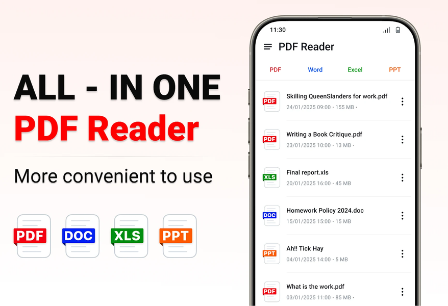 PDF Reader Pro & Viewer All - عکس برنامه موبایلی اندروید