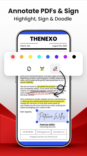 PDF Reader - Viewer: Edit PDF - عکس برنامه موبایلی اندروید