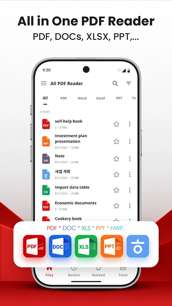 PDF Reader - Viewer: Edit PDF - عکس برنامه موبایلی اندروید