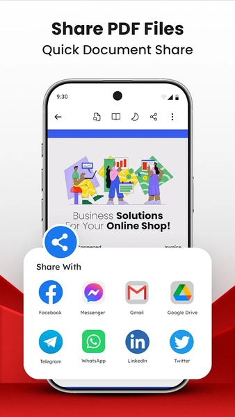 PDF Reader - Viewer: Edit PDF - عکس برنامه موبایلی اندروید